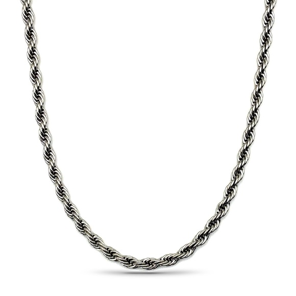 Rope Chain Necklace (Silver) 5MM | Arthur Alan Jewelry - Picture 4 of 7